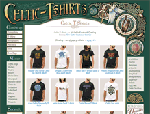 Tablet Screenshot of celtic-tshirts.com